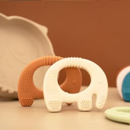 Cartoon Animal Baby Soft Silicone Teether BPA Free New Born Gift Food Grade Infant Chewing Nursing Teething Toys Babies Stuff