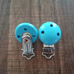 10Pcs Round Wood Pacifier Clip Baby Teething Dummy Clip Accessories for DIY Pacifier Chain Tool Wholesale