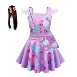 Summer Dress For Girls Mirabel Isabela Casual Dress Kids Clothes Princess Costume Vestidos