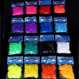 Refill Packing ! Pearl-colored Metallic Rubber Band Loom Bands Weave Bracelet DIY Arts & Crafts, Toys Accessories