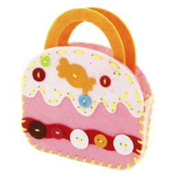 6Pcs Non-Woven Fabric DIY Sewing Handbag Children Craft Toy Cartoon Animal Flower Handmade Sewing Bag Educational Toys Kids Gift