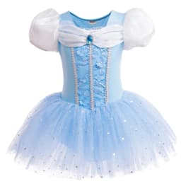 Girls Frill Sleeve Ballet Dress Dancewear Sports Gymnastics Practice Clothes Children Cosplay Costume Size 100-140
