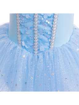 Girls Frill Sleeve Ballet Dress Dancewear Sports Gymnastics Practice Clothes Children Cosplay Costume Size 100-140