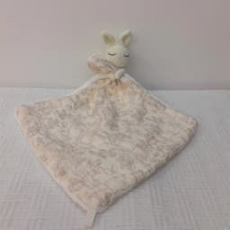 Personalized Name Bunny Toy Lovely Baby Towel Feeding Bib Soft Security Blanket doudou Cotton Burping Cloth Infant Shower Gift