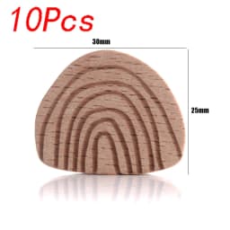 5/10pcs Beech Wooden Beads Baby Teether Rodent Hearts Beads DIY Necklace Pacifier Chain Crafts Jewelry Making Accessories