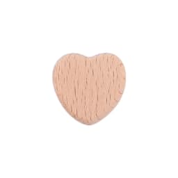 5/10pcs Beech Wooden Beads Baby Teether Rodent Hearts Beads DIY Necklace Pacifier Chain Crafts Jewelry Making Accessories