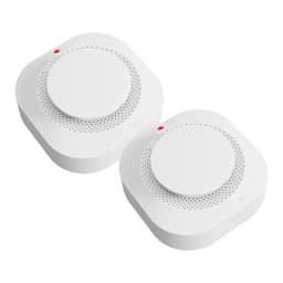 2/4/6/8/12 PCS Smoke Detector DC 3V Battery Powered Insect-proof Fire Smoke Alarm 10-Year Sensor Lifespan Home Security For Office Warehouse Garage Hallway