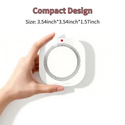 2/4/6/8/12 PCS Smoke Detector DC 3V Battery Powered Insect-proof Fire Smoke Alarm 10-Year Sensor Lifespan Home Security For Office Warehouse Garage Hallway