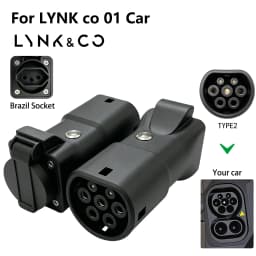 Type2 V2L Discharger with Power Off Button 16A Vehicle to Load Plug for BYD Geely Jaecoo MG Deepal Brazilian New Energy Vehicles