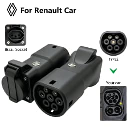 Type2 V2L Discharger with Power Off Button 16A Vehicle to Load Plug for BYD Geely Jaecoo MG Deepal Brazilian New Energy Vehicles