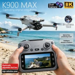 K900 MAX GPS Folding Drone Professional 8K HD Flying Camera 5G WIFI FPV Screen Remote Control Brushless Obstacle RC Quadcopter