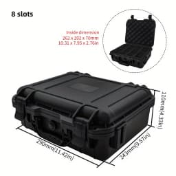 8/15 Slot Collection Watch Antique Protective Safety Box Thickened W/ Sponge Waterproof Moisture-proof Mildew-proof Portable Box