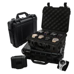 8/15 Slot Collection Watch Antique Protective Safety Box Thickened W/ Sponge Waterproof Moisture-proof Mildew-proof Portable Box