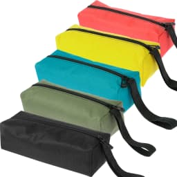Hand Tool Bag Thick Canvas Bag for Small Tools Screwdriver Wrench Tweezers Drill Bit Organizer Bag Waterproof Zipper Pouch