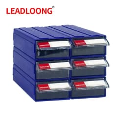 LEADLOONG F1 Desktop Storage Drawer 6pcs 180*95*50mm/7*3.7*2in Stackable Organizer Drawer Great For Storing Hardware Mall Parts