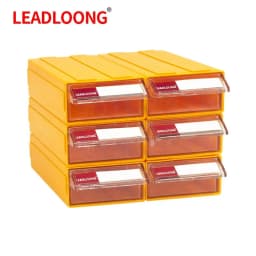 LEADLOONG F1 Desktop Storage Drawer 6pcs 180*95*50mm/7*3.7*2in Stackable Organizer Drawer Great For Storing Hardware Mall Parts