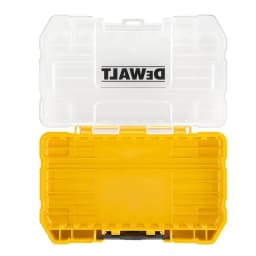 DEWALT TSTAK DT70801+Yellow Small Box Tough Case Storage Screws Bits Holder Stackable Lockable Drill Bit Tool Storage Box
