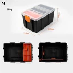 Multi-Grid Portable Plastic Parts Toolbox Combination Screw Storage Box Metal Parts Hardware Tool Screwdriver Repair Tool Box