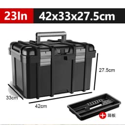 Multiple Specifications Toolbox Removable Tray Tools Storage Box with Handle Portable Stackable Tool Box Tool Bucket Organizer
