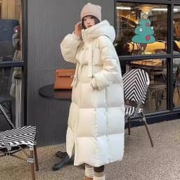 2026 New Winter Cotton Jacket Women's Long Coat Korean Edition Loose Thick Fashion Hooded Jackets Female Warm Parker Overcoat