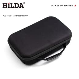 HILDA Large Capacity Tools Bag Tools Waterproof Tool Bags Electrician Hardware Tools Bag Black and Orange Multifunctional Toolki
