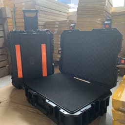 Large Tool Box with Wheels Hard Case Box Large Portable Tool Box Trolley Wheeled Safety Instrument Tool Storage Box Tool Case