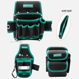 AMR Multi-function Storage Bag Oxford Cloth Waist Pack Hardware Repair Tool Pocket Wrench Pliers Electrician Household Belt