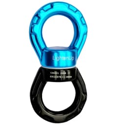 Aviation Aluminum Alloy Swivel Ring Tree Swing Hook Hammock Chair Hanging Kit Rotating Device Indoor Outdoor