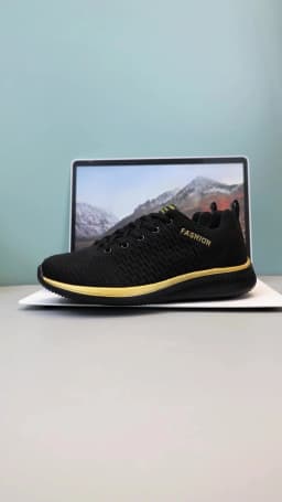 Men Women Knit Sneakers Breathable Athletic Running Walking Gym Shoes