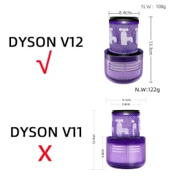 Washable Filters For Dyson V12 Slim Detect Absolute Cordless Vacuum Cleaner HEPA Filter Replacement Spare Parts Accessories