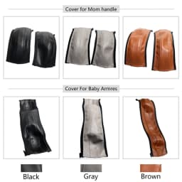 Leather Handle Cover Suitable For Cybex Eezy S Twist(+) 2 Stroller Pram Sleeve Case Armrest Cover Stroller Accessories