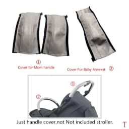 Leather Handle Cover Suitable For Cybex Eezy S Twist(+) 2 Stroller Pram Sleeve Case Armrest Cover Stroller Accessories