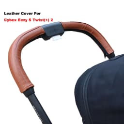 Leather Handle Cover Suitable For Cybex Eezy S Twist(+) 2 Stroller Pram Sleeve Case Armrest Cover Stroller Accessories