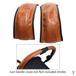 Leather Handle Cover Suitable For Cybex Eezy S Twist(+) 2 Stroller Pram Sleeve Case Armrest Cover Stroller Accessories
