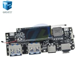 QC4.0 QC3.0 LED Dual USB 5V 4.5A 22.5W Micro/Type-C USB Mobile Power Bank 18650 Charging Module Temperature / Circuit Protection