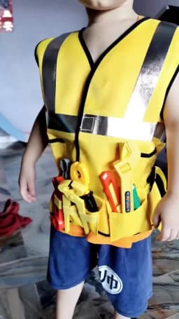 Construction Workers Clothing Toddlers Small Woodworking Dress Up Clothes Construction Toy Set To The Best Gift for Children