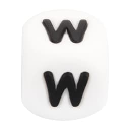 LOFCA 40PCS/Lot Alphabet 12mm Food Grade Letter Silicone Beads Baby Bead Pacifier Chain BPA Free for Name Make DIY Necklace
