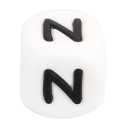 LOFCA 40PCS/Lot Alphabet 12mm Food Grade Letter Silicone Beads Baby Bead Pacifier Chain BPA Free for Name Make DIY Necklace