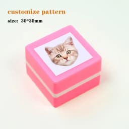 Custom-Made Pet Portrait Stamp DIY For Dog Figure Seal Personalized Cat Doggy Cuztomized Memento Chapter for Bookkeeping