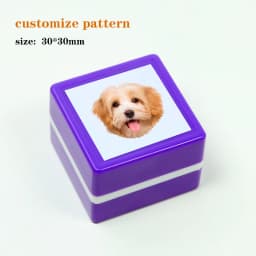Custom-Made Pet Portrait Stamp DIY For Dog Figure Seal Personalized Cat Doggy Cuztomized Memento Chapter for Bookkeeping