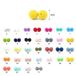 BOBO.BOX 10pcs Silicone Beads Animal Koala Raccoon Food Grade Baby Silicone Teething Toy BPA-Free DIY Pacifier Chain Accessories