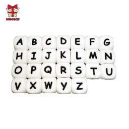 BOBO.BOX 10pcs Silicone Beads Animal Koala Raccoon Food Grade Baby Silicone Teething Toy BPA-Free DIY Pacifier Chain Accessories