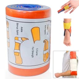 First Aid Universal Aluminum Splint Roll Medical Survival Polymer For Fixture Bone Emergency Medical Kit Outdoor Travel