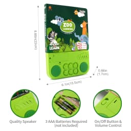 Kids Electronic Audio Books with Melody & Lights Drum Sounds Animals Cognitive Books Interactive Pre-school Educational Toys