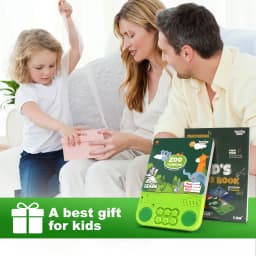 Kids Electronic Audio Books with Melody & Lights Drum Sounds Animals Cognitive Books Interactive Pre-school Educational Toys