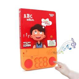 Kids Electronic Audio Books with Melody & Lights Drum Sounds Animals Cognitive Books Interactive Pre-school Educational Toys