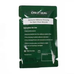 Vent Chest Seal Life-Saving Wound Care for Emergency or Tactical Situations Advanced Adhesive Sterile Transparent Lightweight