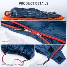 Naturehike CW280 Sleeping Bag Ultralight Duck Down Sleeping Bag Spring Travel Sleeping Bags CWM400 Hiking Camping Sleeping Bag
