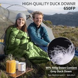 Naturehike CW280 Sleeping Bag Ultralight Duck Down Sleeping Bag Spring Travel Sleeping Bags CWM400 Hiking Camping Sleeping Bag