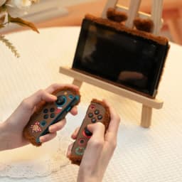 GeekShare Case For Nintendo Switch Kawaii Plush Bear Shell NS Joy-con Split Design Cover Switch Game Console Protective Cases